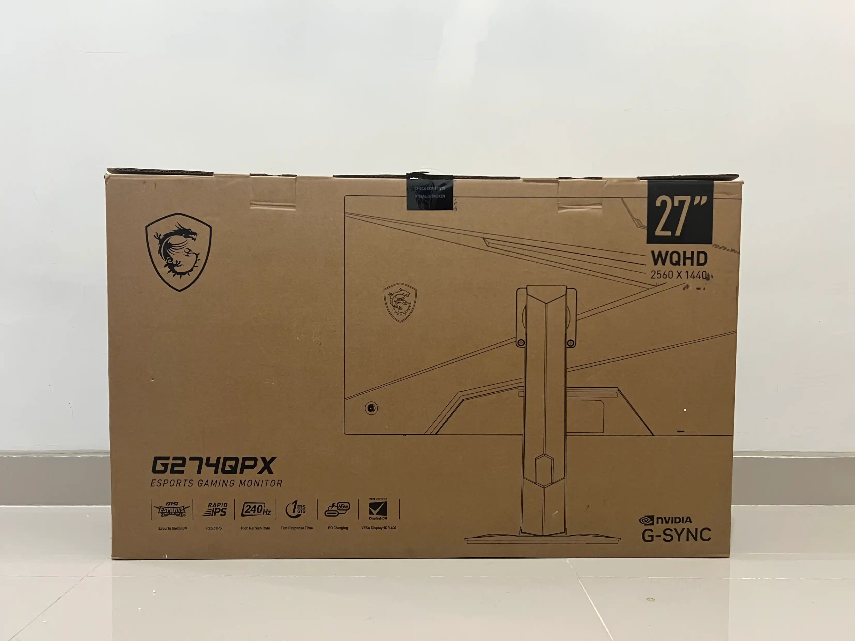 MSI G274QPX 2K 240hz 4